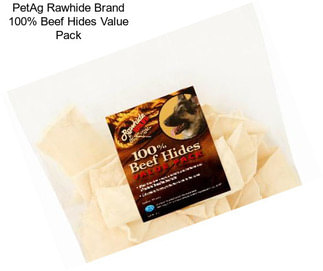 PetAg Rawhide Brand 100% Beef Hides Value Pack