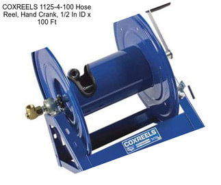 COXREELS 1125-4-100 Hose Reel, Hand Crank, 1/2 In ID x 100 Ft