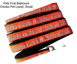 Pets First Baltimore Orioles Pet Leash, Small