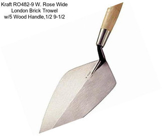 Kraft RO482-9 W. Rose Wide London Brick Trowel w/5\