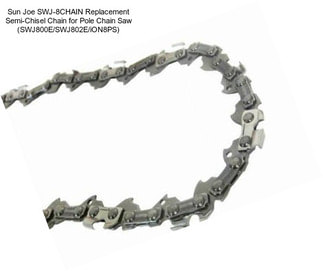 Sun Joe SWJ-8CHAIN Replacement Semi-Chisel Chain for Pole Chain Saw (SWJ800E/SWJ802E/iON8PS)