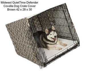 Midwest QuietTime Defender Covella Dog Crate Cover Brown 42\