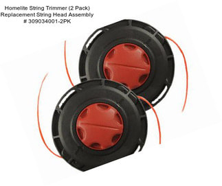 Homelite String Trimmer (2 Pack) Replacement String Head Assembly # 309034001-2PK