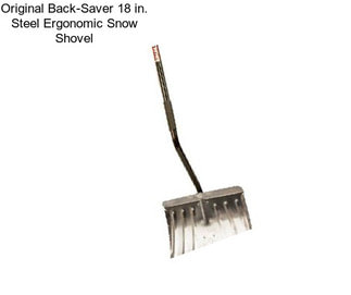 Original Back-Saver 18 in. Steel Ergonomic Snow Shovel