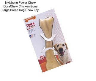 Nylabone Power Chew DuraChew Chicken Bone Large Breed Dog Chew Toy