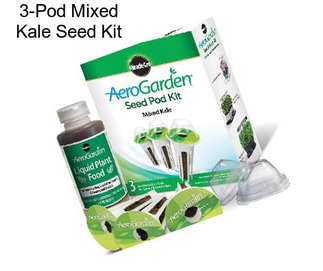 3-Pod Mixed Kale Seed Kit