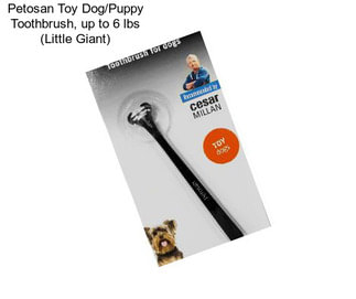 Petosan Toy Dog/Puppy Toothbrush, up to 6 lbs (Little Giant)