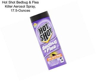 Hot Shot Bedbug & Flea Killer Aerosol Spray, 17.5-Ounces