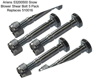 Ariens 53200500 Snow Blower Shear Bolt 5 Pack Replaces 510016