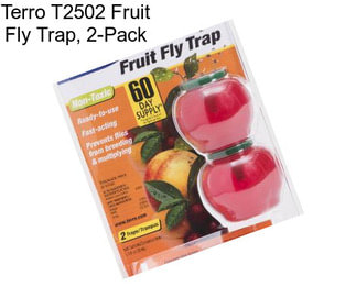 Terro T2502 Fruit Fly Trap, 2-Pack