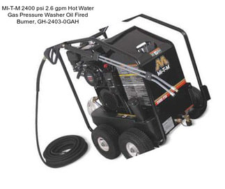 MI-T-M 2400 psi 2.6 gpm Hot Water Gas Pressure Washer Oil Fired Burner, GH-2403-0GAH