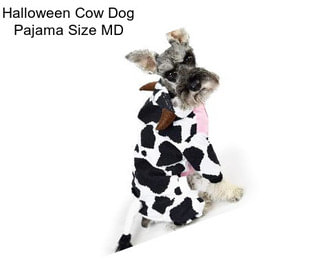 Halloween Cow Dog Pajama Size MD