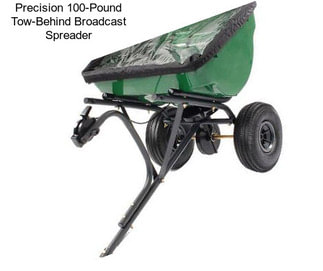 Precision 100-Pound Tow-Behind Broadcast Spreader