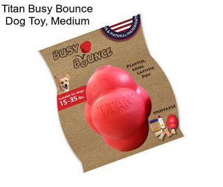 Titan Busy Bounce Dog Toy, Medium