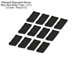 Wideskall Disposable Mouse Mice Glue Sticky Traps - 4.5\