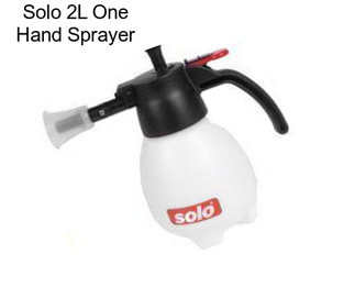 Solo 2L One Hand Sprayer