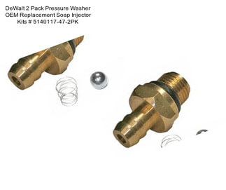 DeWalt 2 Pack Pressure Washer OEM Replacement Soap Injector Kits # 5140117-47-2PK