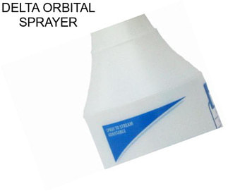 DELTA ORBITAL SPRAYER