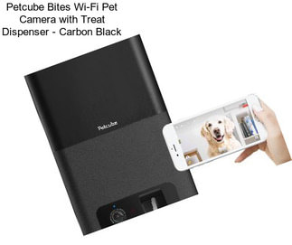 Petcube Bites Wi-Fi Pet Camera with Treat Dispenser - Carbon Black