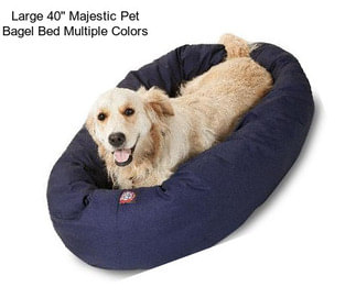 Large 40\'\' Majestic Pet Bagel Bed Multiple Colors