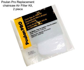 Poulan Pro Replacement chainsaw Air Filter Kit, 2 piece