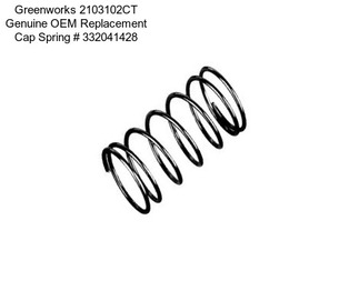 Greenworks 2103102CT Genuine OEM Replacement Cap Spring # 332041428