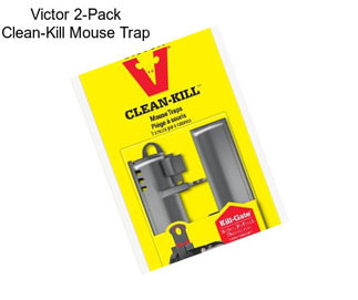 Victor 2-Pack Clean-Kill Mouse Trap