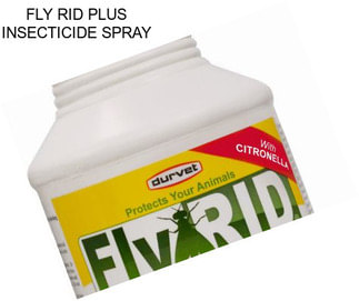 FLY RID PLUS INSECTICIDE SPRAY