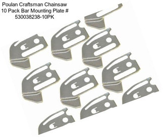 Poulan Craftsman Chainsaw 10 Pack Bar Mounting Plate # 530038238-10PK