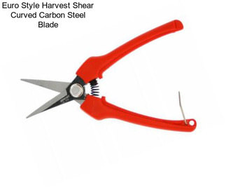 Euro Style Harvest Shear Curved Carbon Steel Blade