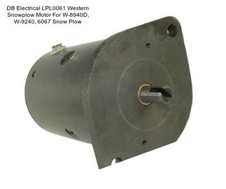 DB Electrical LPL0061 Western Snowplow Motor For W-8940D, W-9240, 6067 Snow Plow