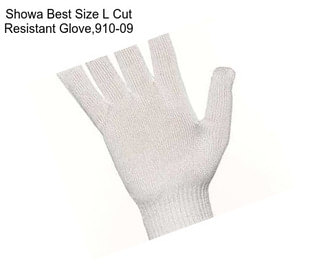 Showa Best Size L Cut Resistant Glove,910-09