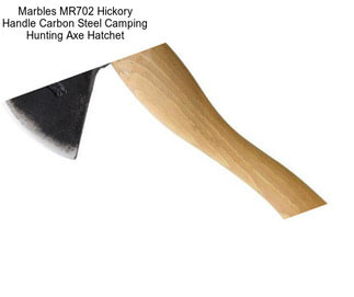 Marbles MR702 Hickory Handle Carbon Steel Camping Hunting Axe Hatchet