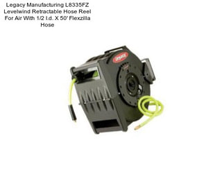 Legacy Manufacturing L8335FZ Levelwind Retractable Hose Reel For Air With 1/2\