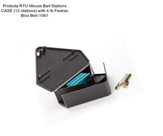 Protecta RTU Mouse Bait Stations CASE (12 stations) with 4 lb Fastrac Blox Bell-1061