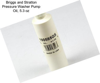 Briggs and Stratton Pressure Washer Pump Oil, 5.3 oz