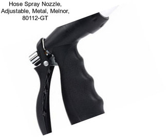 Hose Spray Nozzle, Adjustable, Metal, Melnor, 80112-GT