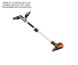 WORX GT 3.0 WG163 20V 2.0 Ah Cordless Lithium-Ion 12 in. Grass Trimmer/Edger with Command Feed