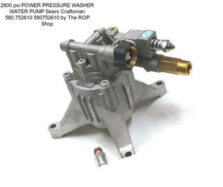 2800 psi POWER PRESSURE WASHER WATER PUMP Sears Craftsman 580.752610 580752610 by The ROP Shop