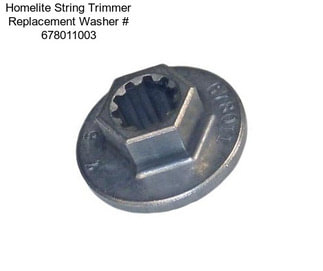 Homelite String Trimmer Replacement Washer # 678011003