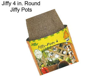 Jiffy 4 in. Round Jiffy Pots