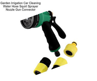 Garden Irrigation Car Cleaning Water Hose Squirt Sprayer Nozzle Gun Connector