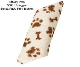 Ethical Pets 50061 Snuggler Bones/Paws Print Blanket