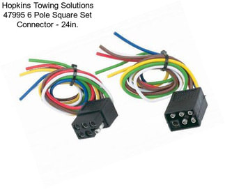 Hopkins Towing Solutions 47995 6 Pole Square Set Connector - 24in.