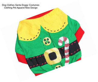 Dog Clothes Santa Doggy Costumes Clothing Pet Apparel New Design