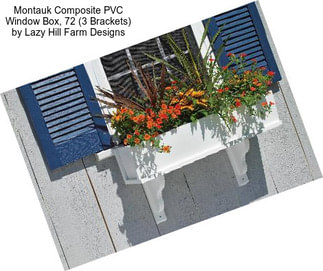 Montauk Composite PVC Window Box, 72\