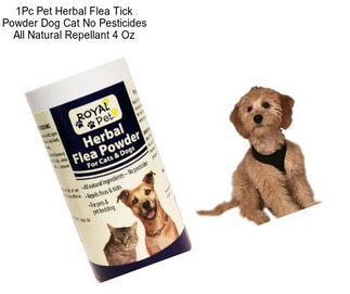 1Pc Pet Herbal Flea Tick Powder Dog Cat No Pesticides All Natural Repellant 4 Oz