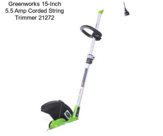 Greenworks 15-Inch 5.5 Amp Corded String Trimmer 21272