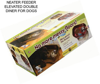 NEATER FEEDER ELEVATED DOUBLE DINER FOR DOGS