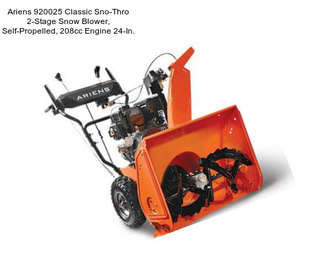 Ariens 920025 Classic Sno-Thro 2-Stage Snow Blower, Self-Propelled, 208cc Engine 24-In.